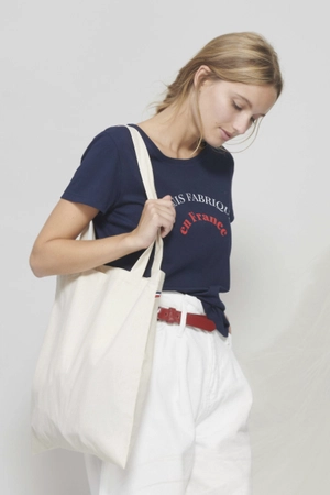 Sac shopping Made In France en coton Bio - 10 litres personnalisable