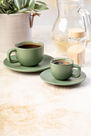 Set espresso 2 tasses 85ml personnalisable