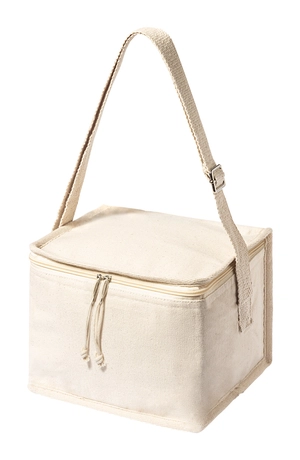 Sac isotherme coton avec lunch box et couverts bambou inclus personnalisable