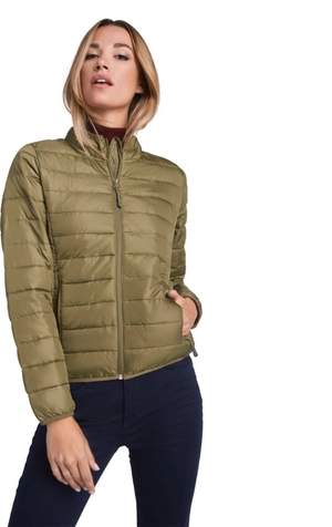 Veste matelassée pour femme avec rembourrage au toucher plume. personnalisable