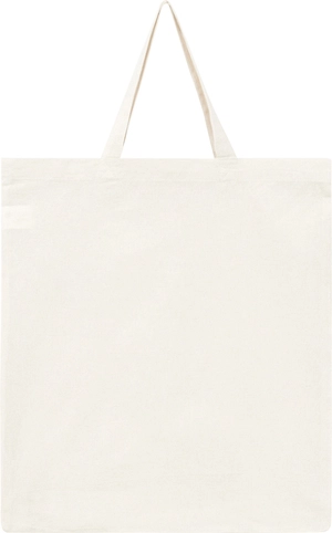 Sac shopping avec anses courtes - coton 110 gr/m2 personnalisable