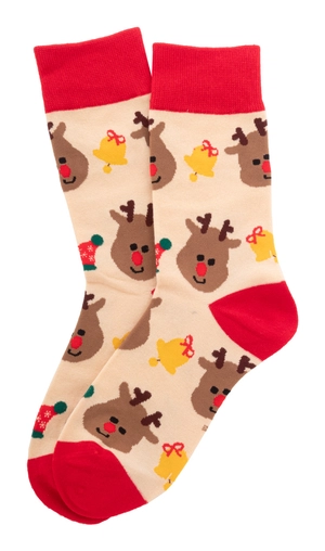 Chaussettes de Noël avec fourreau en papier kraft personnalisable