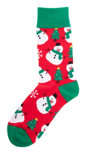 Chaussettes de Noël avec fourreau en papier kraft personnalisable