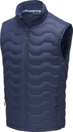 Bodywarmer duvet isotherme recyclé certifié GRS pour homme personnalisable