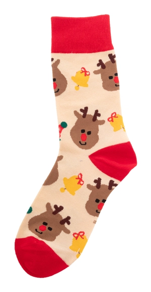 Chaussettes de Noël avec fourreau en papier kraft personnalisable