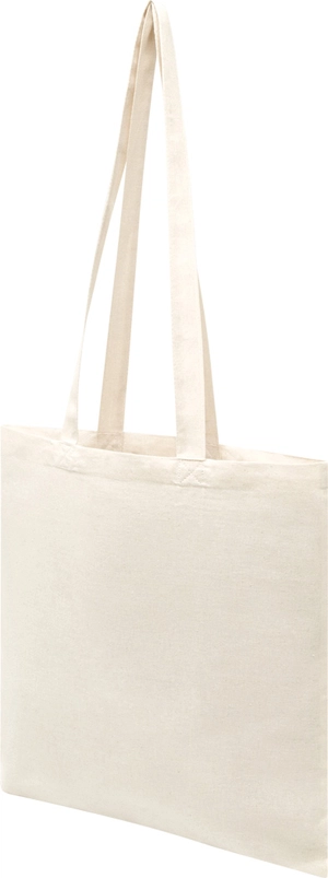 Sac shopping avec anses longues - coton 140 gr/m2 personnalisable