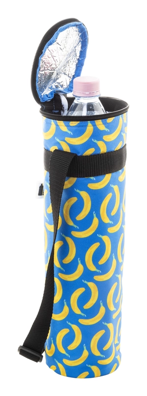 Sac isotherme bouteille zippé sur mesure en polyester RPET 600D personnalisable