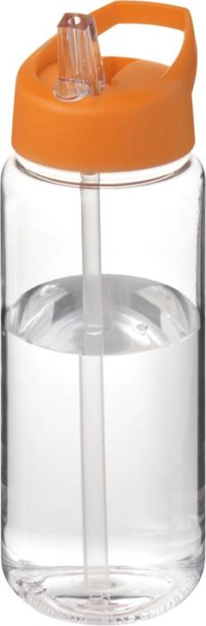 Bouteille de sport H2O 600 ml avec couvercle bec verseur personnalisable