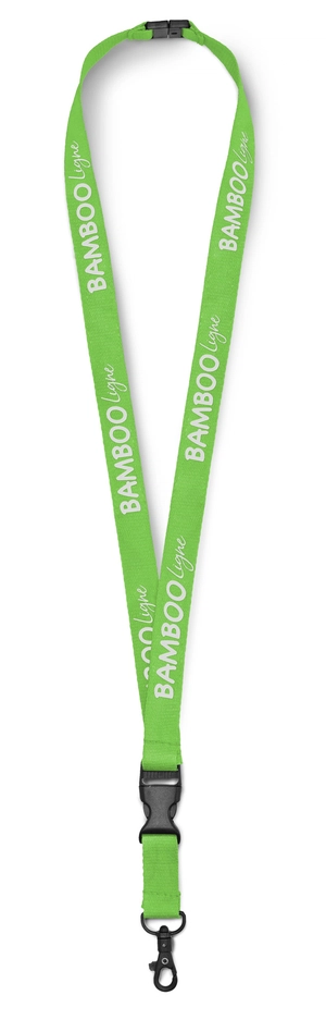 Lanyard en bambou sérigraphie personnalisable