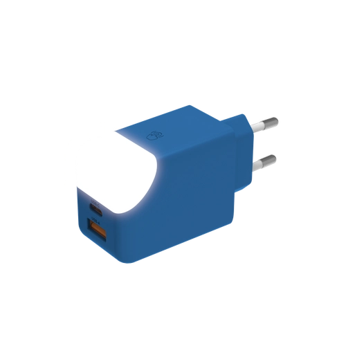 image du produit Adaptateur secteur double ports USB type C et A XOOPAR - charge rapide 65W