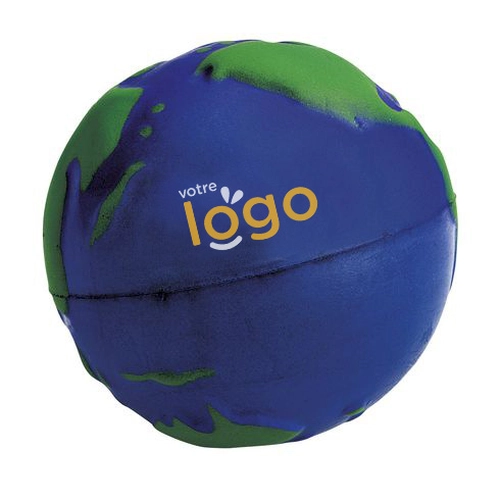 image du produit Anti-stress planète - Diamètre 6,5 cm en forme de globe