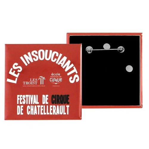 image du produit Badge carré 63 x 63mm