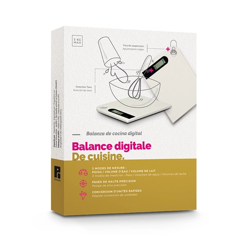 image du produit Balance de cuisine digitale - Balance électronique avec œillet de suspension