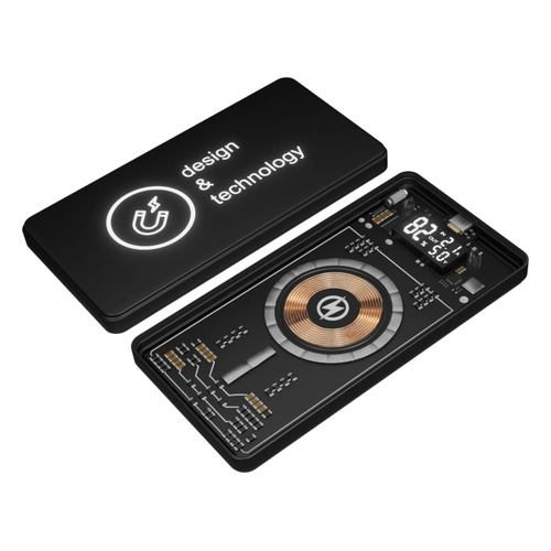 image du produit Batterie de secours 5 000 mAh avec logo lumineux - Technologie MagSafe