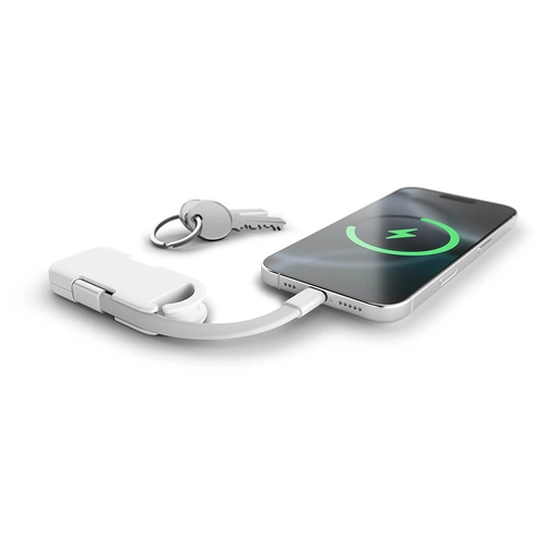 image du produit Batterie externe de secours ultra-compacte de 1 000 mAh conçue pour votre porte-clés
