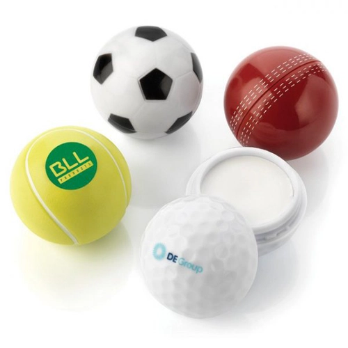 image du produit Baume à lèvre personnalisable en forme de ballon de sport