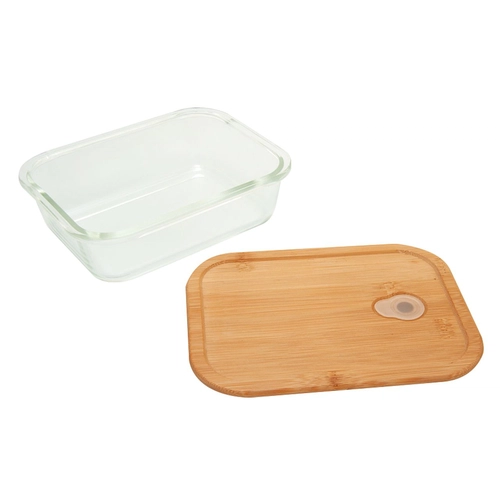 image du produit Bento en verre résistant et bambou 800 ml - lunchbox Eco