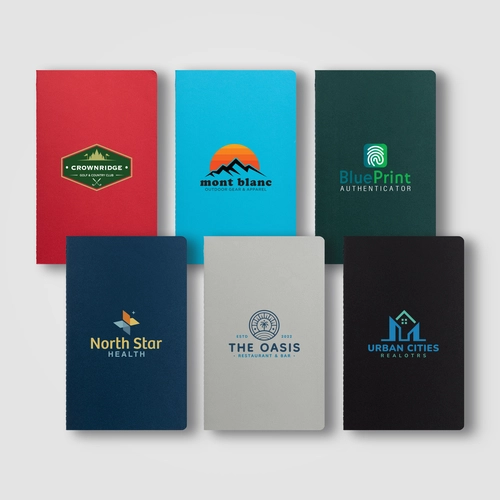 image du produit Bloc-notes à couverture souple FSC® – Ligné – A5