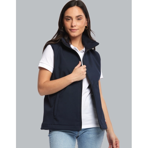 image du produit Bodywarmer Softshell Femme Made In France en polyester recyclé