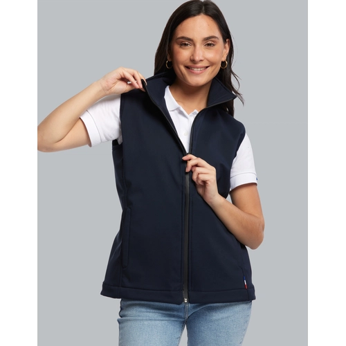 image du produit Bodywarmer Softshell Femme Made In France en polyester recyclé