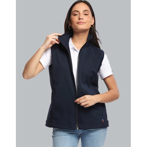 image du produit Bodywarmer Softshell Femme Made In France en polyester recyclé