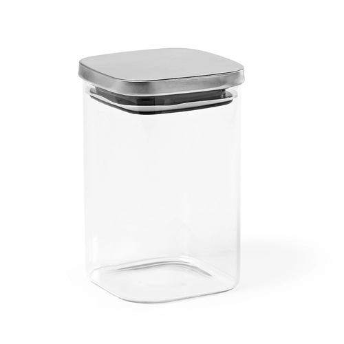 image du produit Boîte de conservation en verre 1270 ml avec couvercle en acier inox recyclé