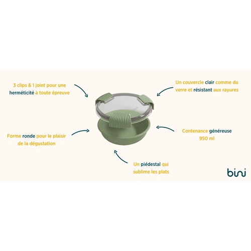 image du produit Boite repas BINI - Binibox Made in France