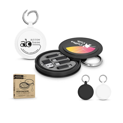 image du produit Boîtier d'adaptateurs et câble de données USB-C