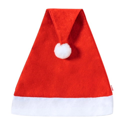 image du produit Bonnet de Noël en RPET avec pompon blanc