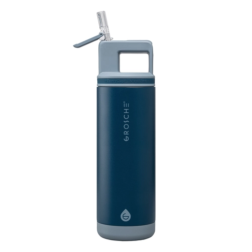 image du produit Bouteille acier inoxydable, paille amovible - 590 ml