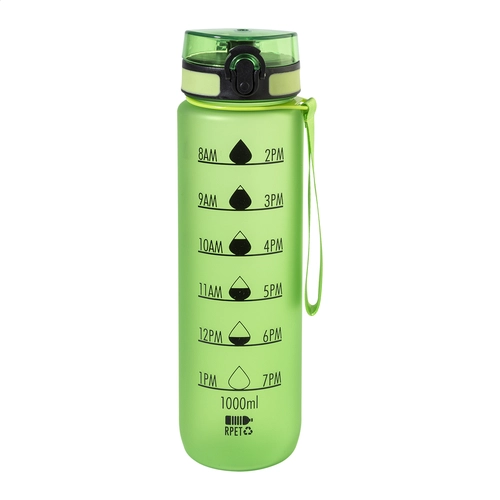 image du produit Bouteille avec graduation en RPET - 1 litre