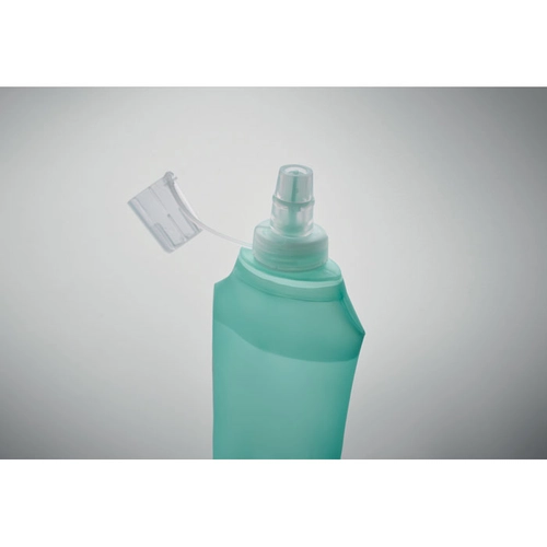 image du produit Bouteille d'eau pliable en TPU avec valve à pincer