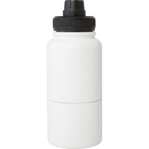 image du produit Bouteille de sport de 840 ml avec isolation en acier inoxydable certifiée RCS