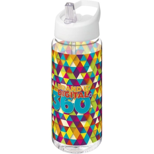 image du produit Bouteille de sport H2O 600 ml avec couvercle bec verseur