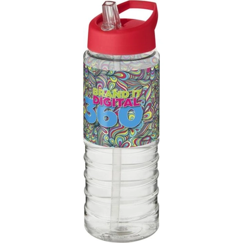 image du produit Bouteille de sport H2O 750 ml avec couvercle bec verseur