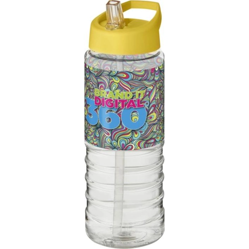 image du produit Bouteille de sport H2O 750 ml avec couvercle bec verseur