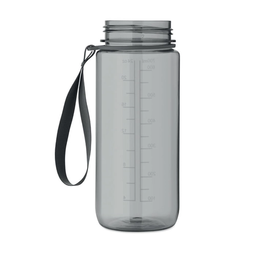 image du produit Bouteille de sport motivante en RPET avec paille intégrée