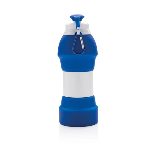 image du produit Bouteille de sport pliable isotherme en silicone 580 ml