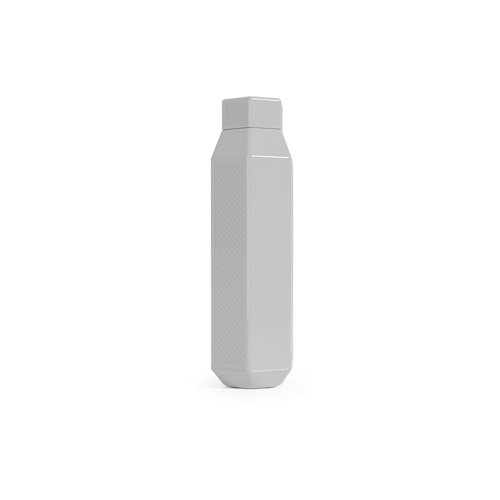 image du produit Bouteille double paroi en acier inox recyclé de 530 ml - forme hexagonale