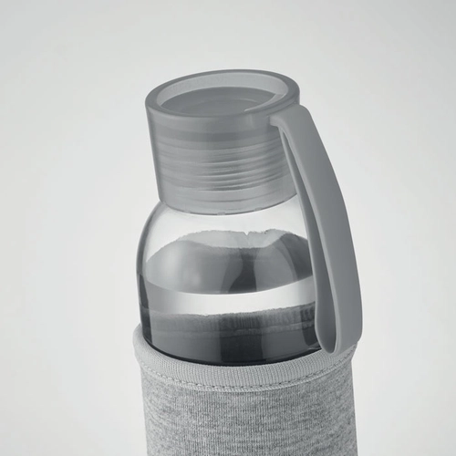 image du produit Bouteille en verre 500 ml avec pochette néoprène - anti fuite