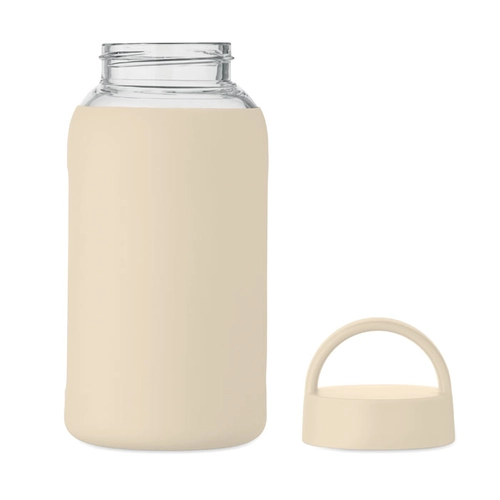 image du produit Bouteille en verre borosilicate de haute qualité avec pochette en silicone
