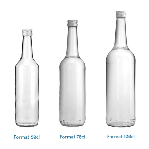 image du produit Bouteille en verre en universelle 3 formats - Fabrication Allemagne