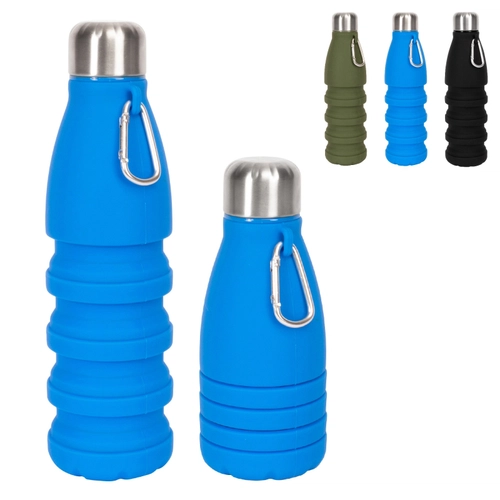 image du produit Bouteille pliable 550ml - gourde silicone sans BPA