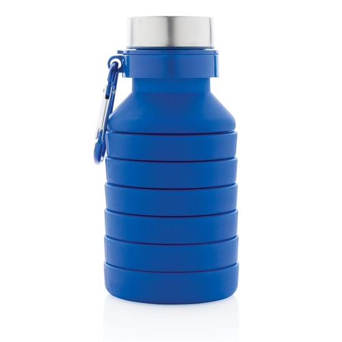 image du produit Bouteille pliable en silicone 550 ml, étanche avec couvercle