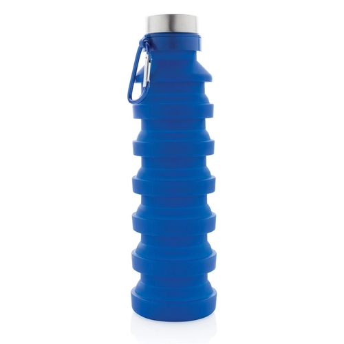 image du produit Bouteille pliable en silicone 550 ml, étanche avec couvercle