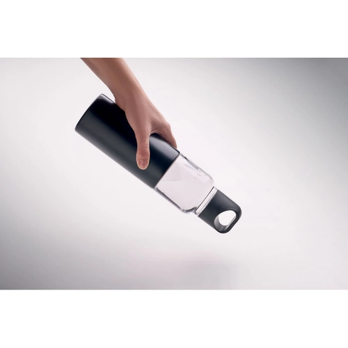 image du produit Bouteille rechargeable 2 en 1 en Tritan et gobelet double paroi