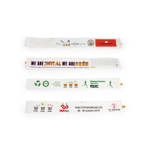 image du produit Bracelet en papier de graines 100% biodégradable