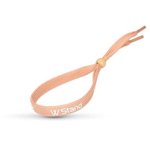 image du produit Bracelet lacet en polyester personnalisable au pantone