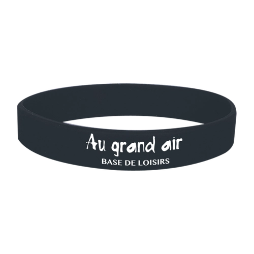 image du produit Bracelet silicone adulte - résistant à l'eau et réutilisable