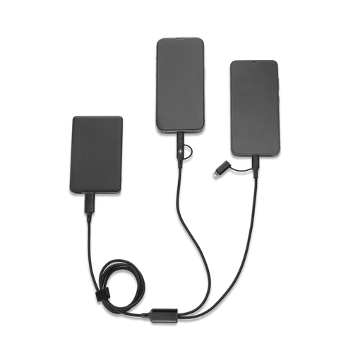 image du produit Câble USB ultra rapide 6 en 1 en aluminium recyclé (20 %) et PET recyclé (4 %)